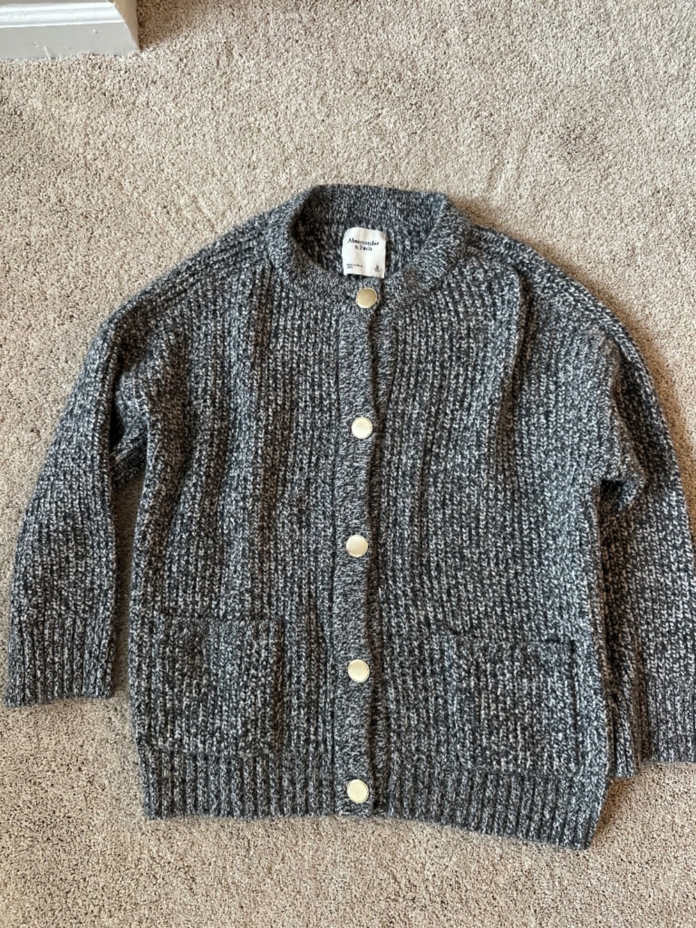 Abercrombie Grey Cardigan